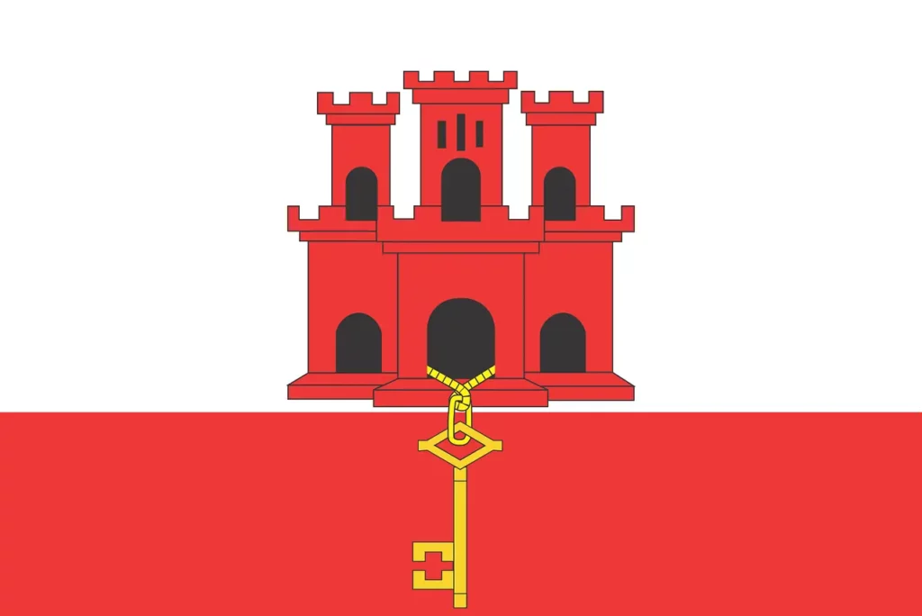 Drapeau de Gibraltar