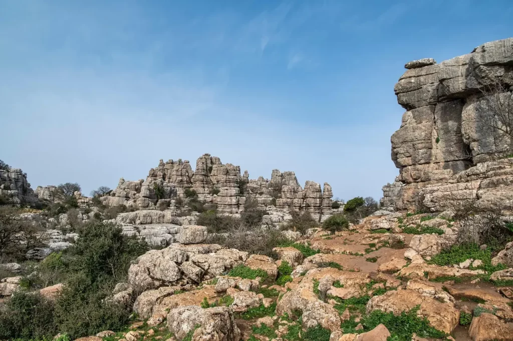 Le Torcal dans la province de Málaga en Andalousie